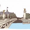 保護中: 4 パリの橋と花