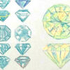 保護中: 課題添削61＊宝石のパターン制作